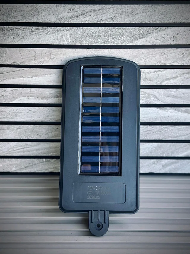 Jortan High-Brightness Outdoor Solar Street Light with Solar Panel & Wall Mount Bracket