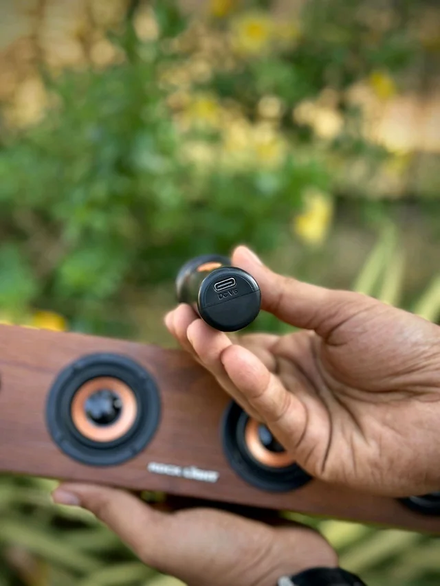 Rock Light S606 4.1 Channel Multimedia Speaker System with Microphone | Wooden Bluetooth Speaker