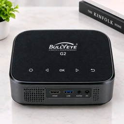 BULLYEYE G2 Smart Home Theater Projector – 8K Ultra HD, Android, WiFi 6, BT 5.0, Auto Keystone & Electronic Focus