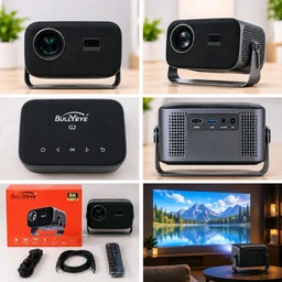 BULLYEYE G2 Smart Home Theater Projector – 8K Ultra HD, Android, WiFi 6, BT 5.0, Auto Keystone & Electronic Focus