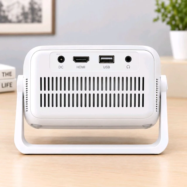 Smart LED Projector with WiFi & Wireless Screen Mirroring | HD Home Theater Projector