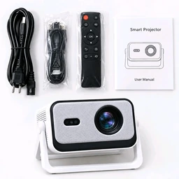 Smart LED Projector with WiFi & Wireless Screen Mirroring | HD Home Theater Projector
