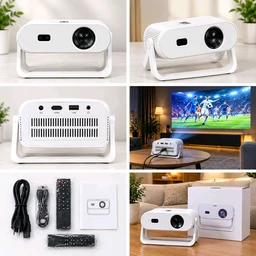 Compact HY370 Wireless Smart Projector for Home & Outdoor Cinema