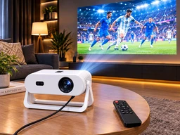 Compact HY370 Wireless Smart Projector for Home & Outdoor Cinema