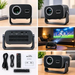 Bullseye X10 Mini Portable Smart Projector (8K Ultra HD Support)