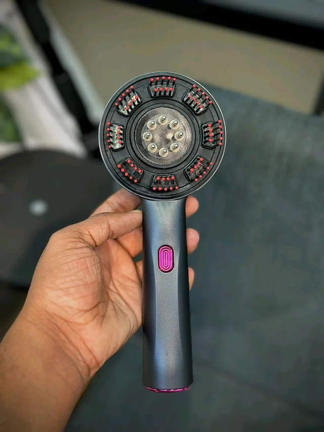 Rechargeable Phototherapy Scalp Massager Comb – Hair Care & Growth Device