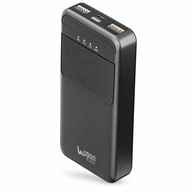 UBON 20000 MAH Powerbank With 15W Fast Charging, Dual USB / Type-C / V8 Ports