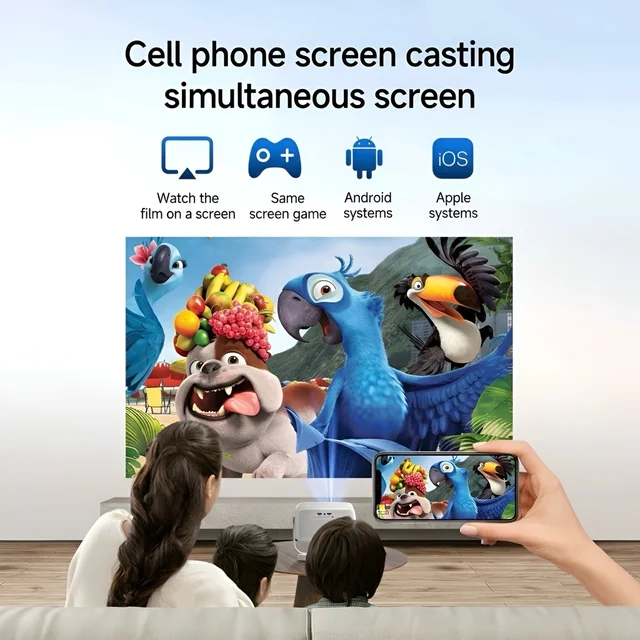 4K Full HD Android Projector | Convert Your Room Into The Cinema Hall