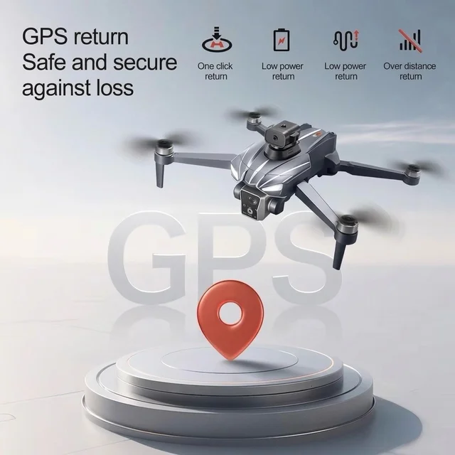 K18 Max GPS Drone With HD Camera And Inbuilt Display Remote