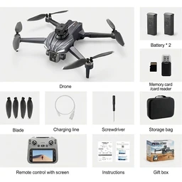 K18 Max GPS Drone With HD Camera And Inbuilt Display Remote