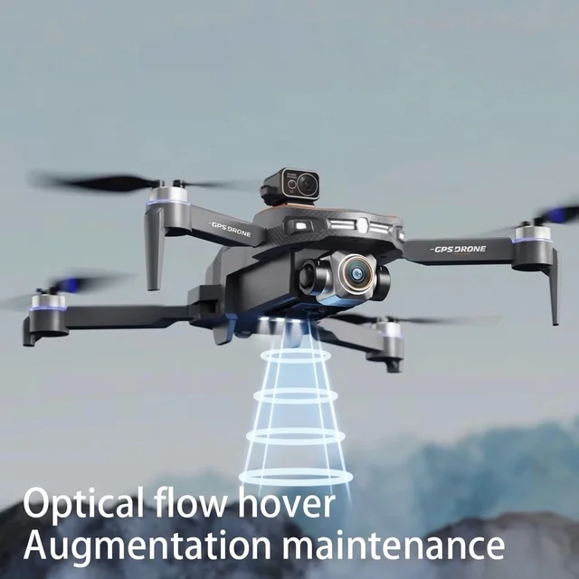 S28 GPS Drone With Inbuilt Display Remote, Brushless Motor And Obstacle Avoidance Sensor