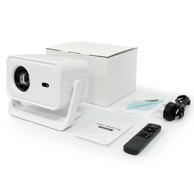 P21 Projector With 4k UHD Support And Upto 200 Inches Large Screen Automatic Keystone And Focus Android 13 OS