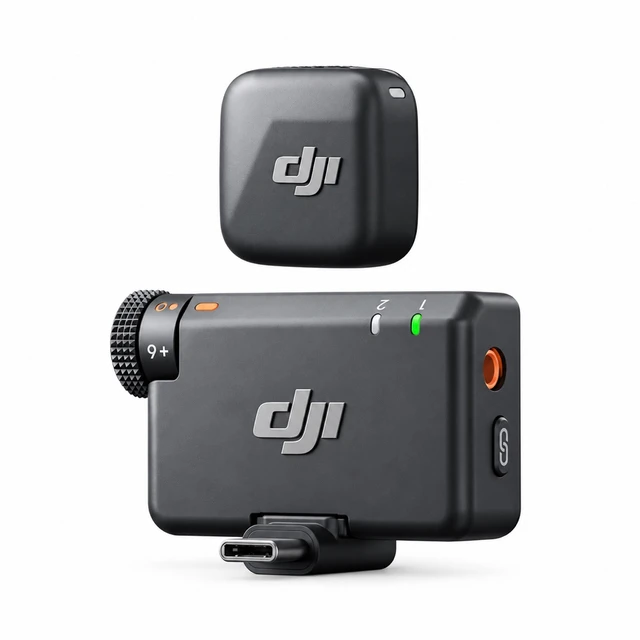 Dji Mic Mini (1 Tx + 1 Rx) With Noise Cancellation, 10 Hour Battery Life, 400m Range Wireless Microphone