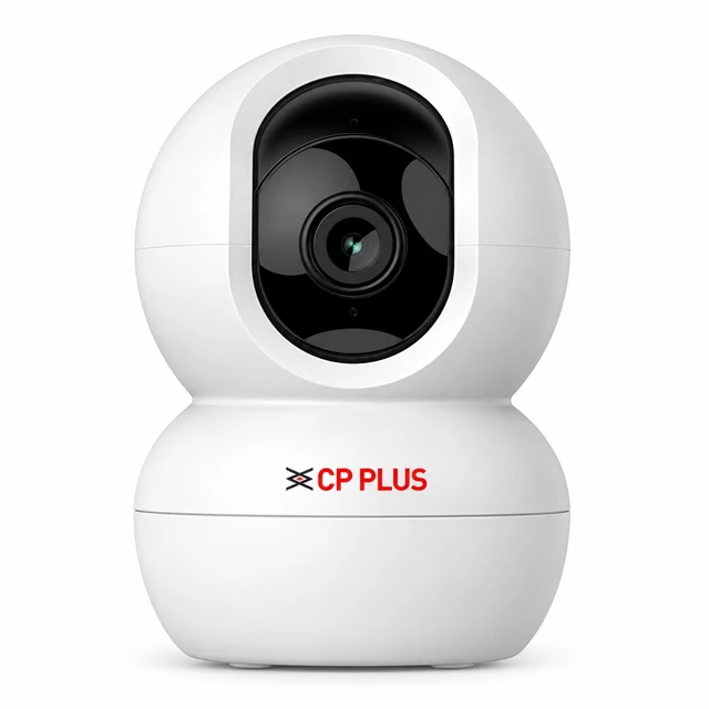 CP PLUS CP-E48Q 4mp Quad HD WiFi Camera With Human Detection, Motion Tracking, Night Vision, Loud Noise Detection, Two Way Communication And 360º View Coverage With Electronic Rotation