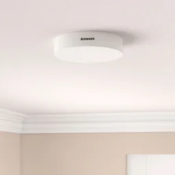 Ameezo 8w Rimless Surface Panel|Round |cool White | Inch (2 Yr Warranty) - White, 8
