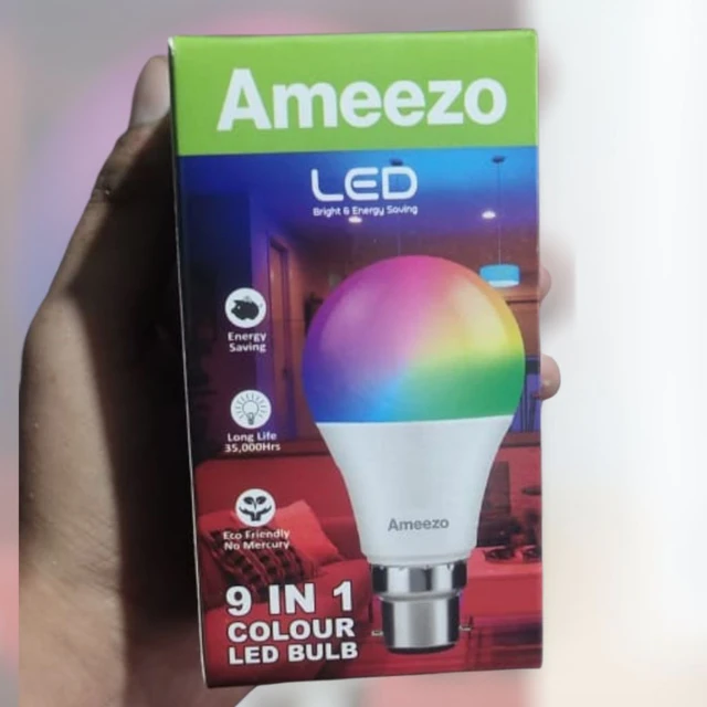 9 In 1 Bulb 1 Yr Warranty |9 Colors||9 Function In 1 Bulb 