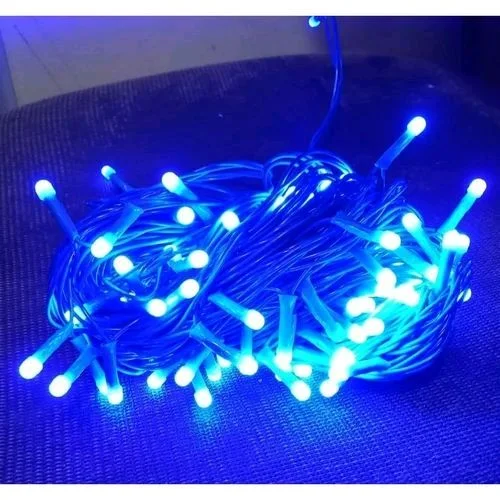 Full Pixel LED Diwali Decoration Light Blue Jhalar (25 Mtr)