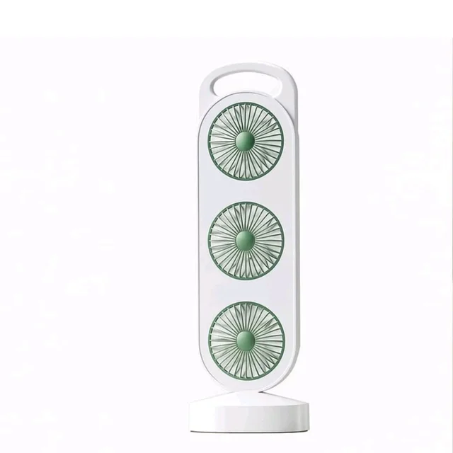 Multifunctional Triple Blade , Rechargeable Tower Fan 