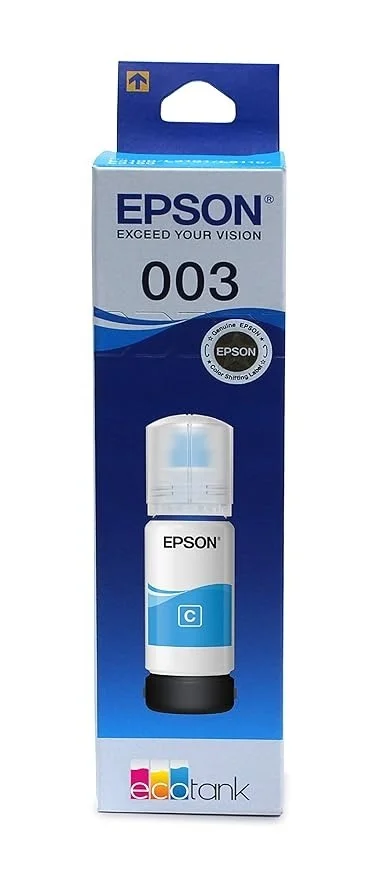 EPSON 003 Colour Ink Bottle 65ml - 1 Pcs, Cyan