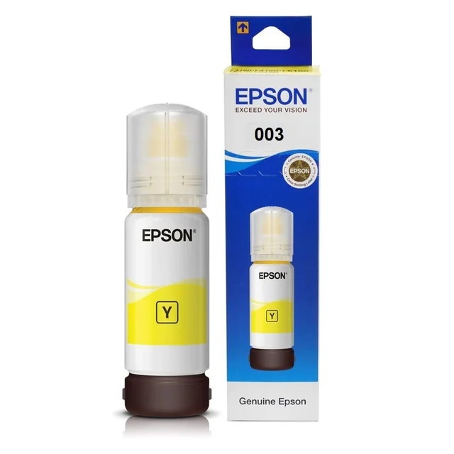 EPSON 003 Colour Ink Bottle 65ml - 1 Pcs, Yellow