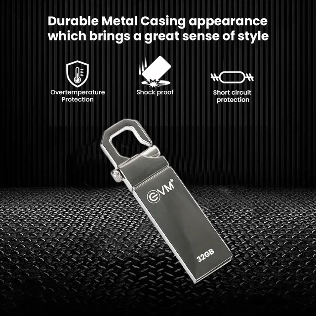 EVM Pendrive 32GB USB 2.0 (METAL) - 32GB, USB 2.0