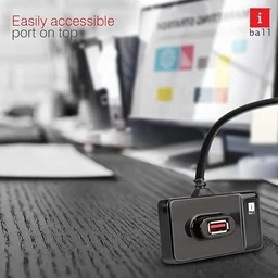 iBall Piano 430 USB 3.0 HUB, 4-Port, 1M Flexible Cable - IBALL
