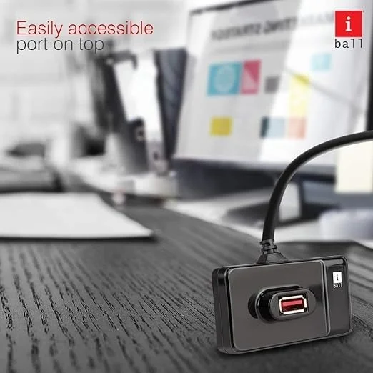 iBall Piano 430 USB 3.0 HUB, 4-Port, 1M Flexible Cable - IBALL