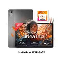 Lenovo Idea Tab Smartchoice |11-inch 2.5K Clear Display, 90Hz Refresh Rate, 8GB RAM, 256GB ROM| MediaTek Dimensity 6300| 7040mAh Battery|4 Speakers| USB-C |Wi-Fi + 5G |AI-Enabled, Luna Grey