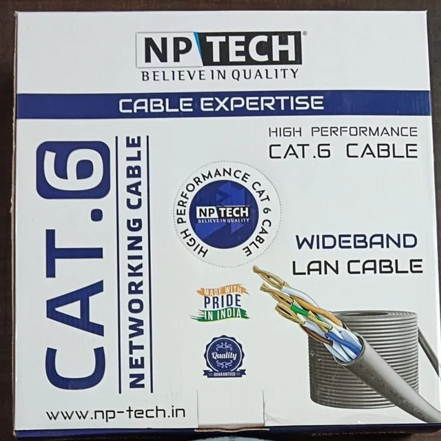 NPTECH CAT6 COPPER 100Y LAN CABLE - COPPER, NPTECH, 100Y