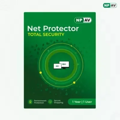 NPAV - Net Protector TOTAL SECURITY ( Antivirus + Internet Security ) - 1 Pcs, 1 YEAR | 1 USER