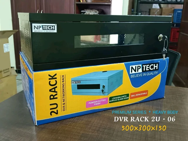 NPTECH 2U DVR & Networking RACK WALL MOUNT - FIXED, 1 Pcs