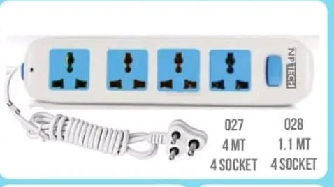 NPTECH PREMIUM SPIKE GUARD 4 SOCKET - 027 ( 5 YARD )