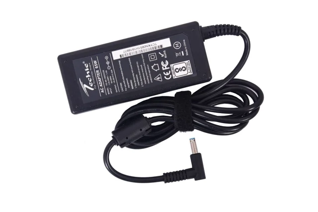 LAPTOP ADAPTER for HP BLUE PIN 65W Compatible - TECHIE, 65W, BLUE PIN (4.5mm x 3.0mm)