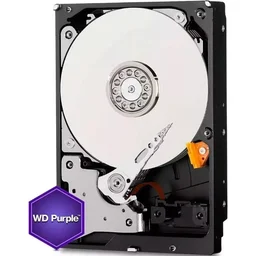 WD SURVEILLANCE HARD DISK - 4TB, PURPLE