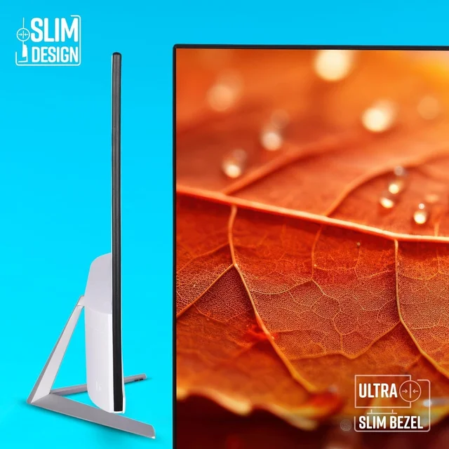 ZEBRONICS A25FHD LED Monitor, 25 inch (63.23cm), 250 nits, 100Hz, FHD, 1920x1080, HDMI, VGA, Ultra Slim Bezel, Built-in Speakers, Metal Stand, Wall Mountable - ZEBRONICS, 25 inch