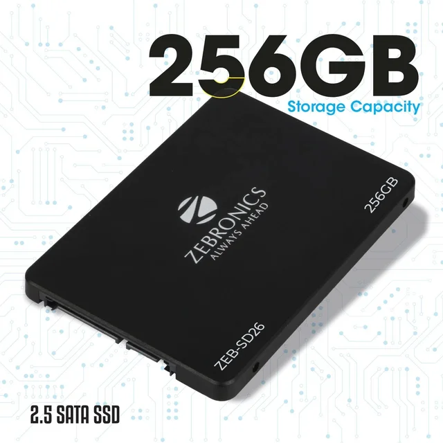 INTERNAL SSD SATA - 256GB, ZEBRONICS