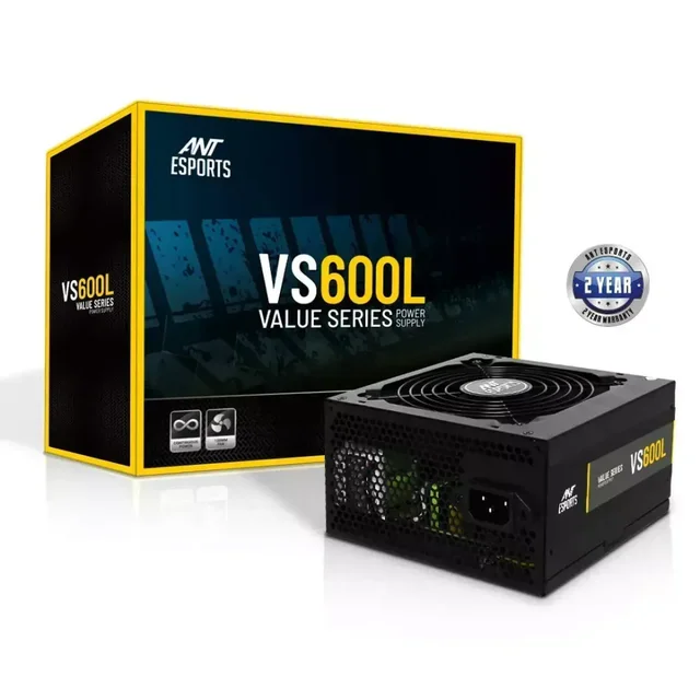 ANT ESPORTS VS600L SMPS ( COMPUTER POWER SUPPLY ) - VS600L, 600W