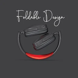 FINGERS Rock-n-Roll H6 Bluetooth Headphones - WIRELESS, ROCK-N-ROLL, Red