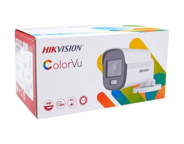 HIKVISION Hikvision 2MP ColorVu HD Bullet Camera 3.6mm With Audio - ColorVu, 2MP