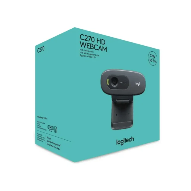 Logitech Webcam c270 720P - 720P HD WEBCAM