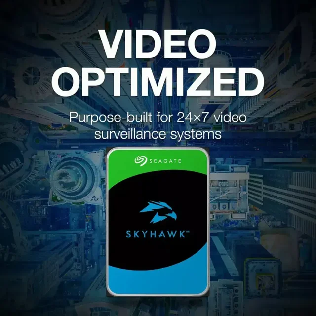 SEAGATE SATA Surveillance HARD DISK - 4TB, SKYHAWK