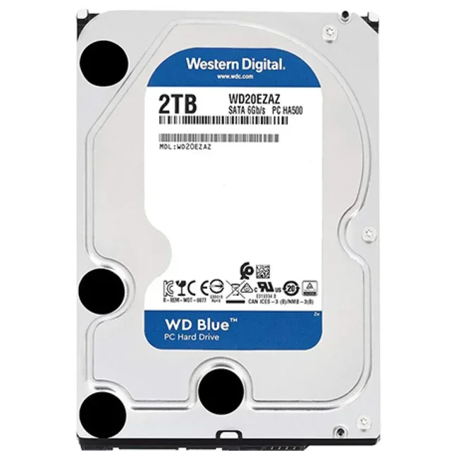 WD DESKTOP HARD DISK 2TB BLUE - 2TB, DESKTOP HDD, BLUE