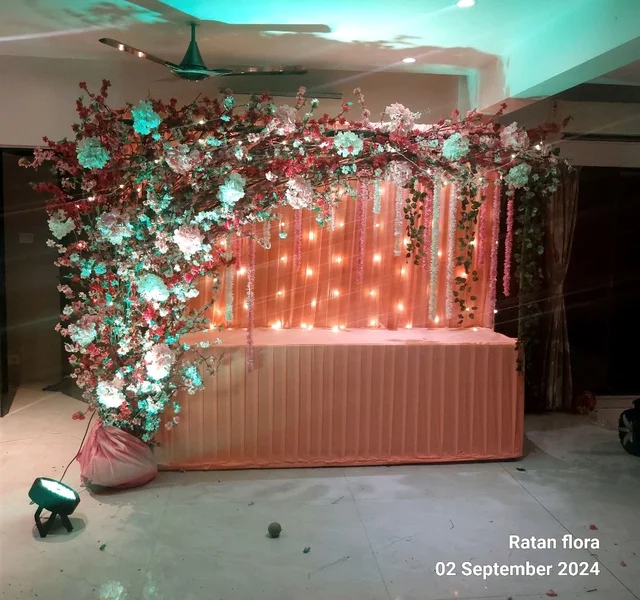 Ganpati Decoration Cherry Blossoms Flower 
