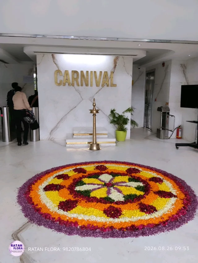 Real Flower Patels Rangoli 