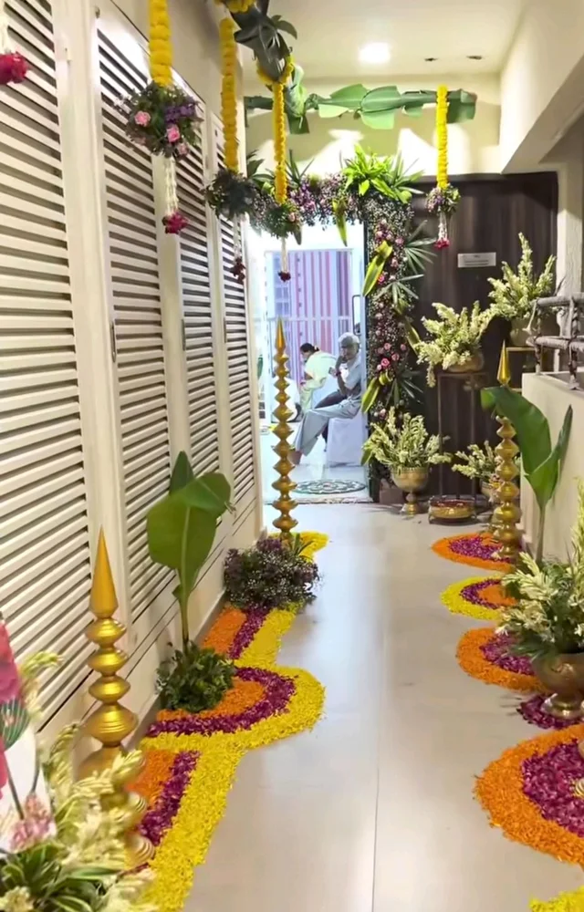 Home Decoration REAL FLOWER Package Price Passage,Gate,Hall Room, Sofa Backdrop, Welcome Bord, Etc 
