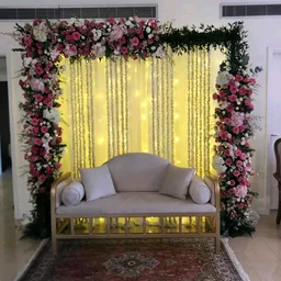 Ratan Flora Home Decoration REAL FLOWER Package Price Passage,Gate,Hall Room, Sofa Backdrop, Welcome Bord, Etc