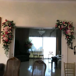 Ratan Flora Home Decoration REAL FLOWER Package Price Passage,Gate,Hall Room, Sofa Backdrop, Welcome Bord, Etc