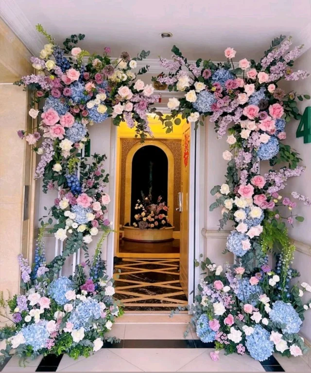 Artificial Flower Gate. & Passage Decoration 