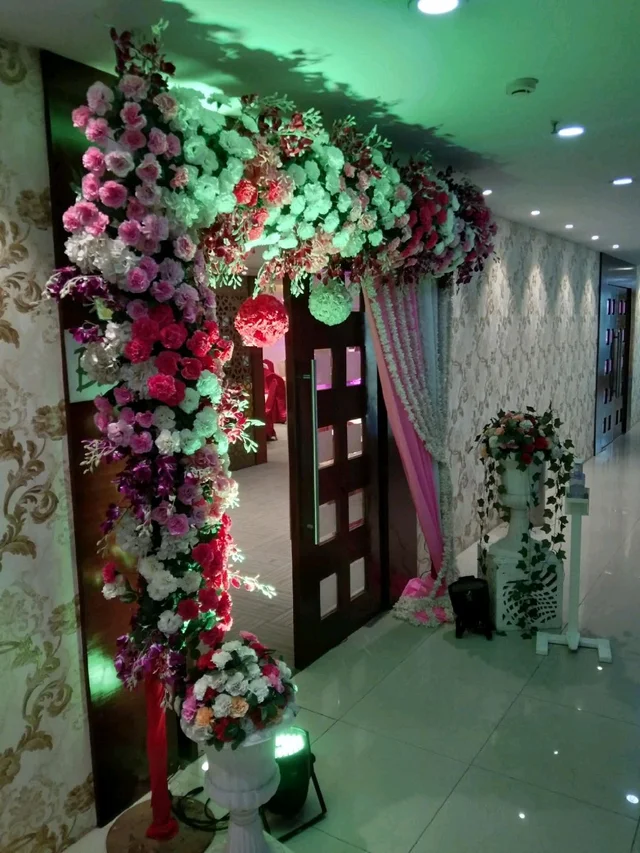 Gate Decoration Artificial Flower Home 