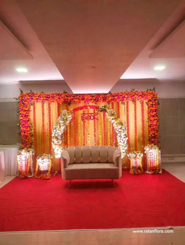 Haldi Decoration Artificial Flower